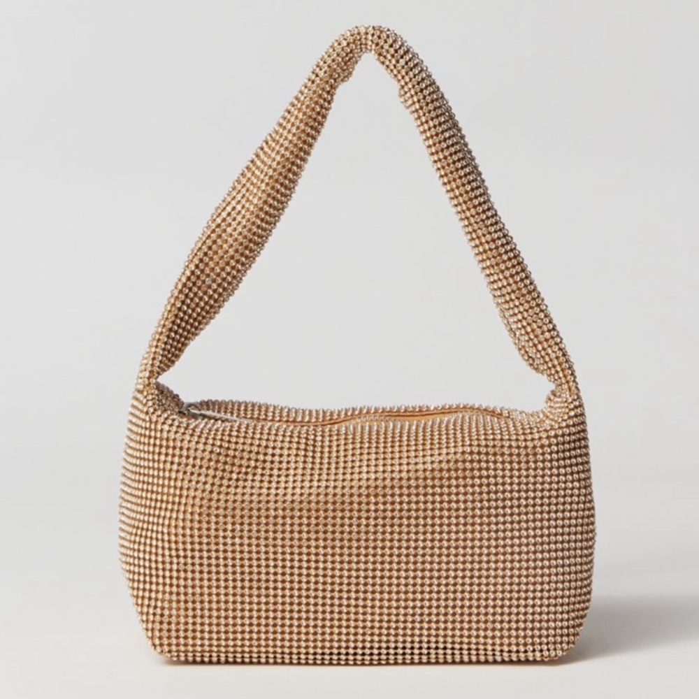 Kimchi Blue Rhinestone Bag in Gold